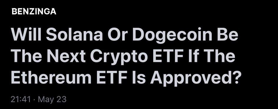 hhahshhdhehdh's tweet photo. What if I tell you that $DOGE ETF is possible?

Memecoins are big enough right now in terms of liquidity and culture.

Literally a whole different world out there; would be a mistake to miss out on the opportunity to capture the masses using the largest crypto memecoin. https://t.co/pfKcpzbn3V