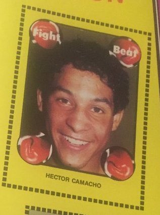 Today would have been the late, great HOFer Hector Camacho's 62nd birthday. 1 of best/most popular stars of his time & 1 of Puerto Rico's best ever. Here's his rookie in my #boxing collection from Feb 1984 issue of Fight Beat mag, which included 4-card panels in late 1983/84.