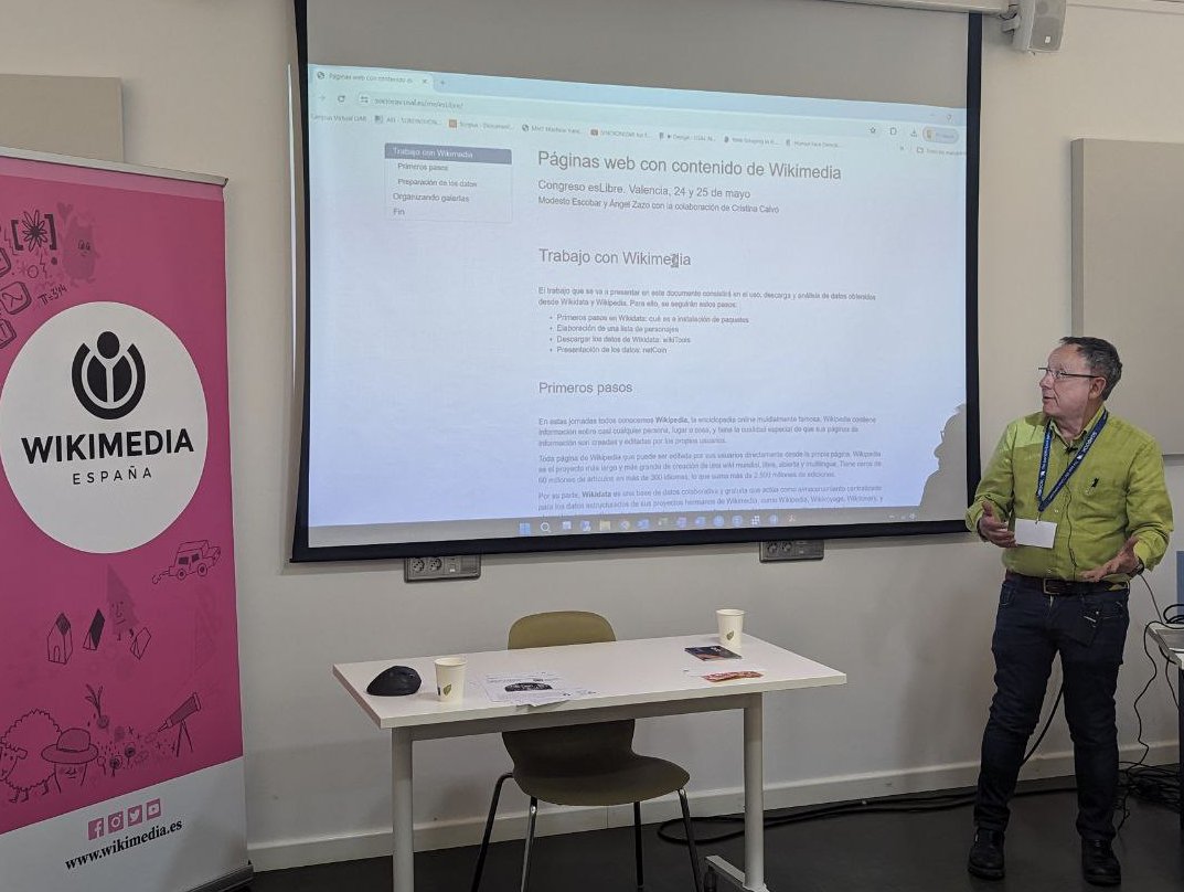 <a href="/museoreinasofia/">Museo Reina Sofía</a> <a href="/esLibre_/">@eslibre@floss.social</a> <a href="/Modesto_Escobar/">Modesto Escobar</a> <a href="/Wikimedia/">Wikimedia Foundation</a> <a href="/lasnaves/">@lasnaves</a> "#Wikidata tiene un potente motor de consultas que permite buscar y recuperar información de maneras complejas y eficientes... Esto hace que sea una herramienta invaluable para la gestión del conocimiento y la inteligencia artificial | <a href="/Modesto_Escobar/">Modesto Escobar</a> de #WikimediaEspaña