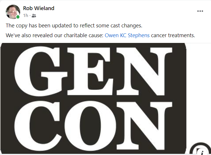 Rarely have I felt so honored.
Thanks, folks. Deeply, and sincerely.
gencon.com/events/261360