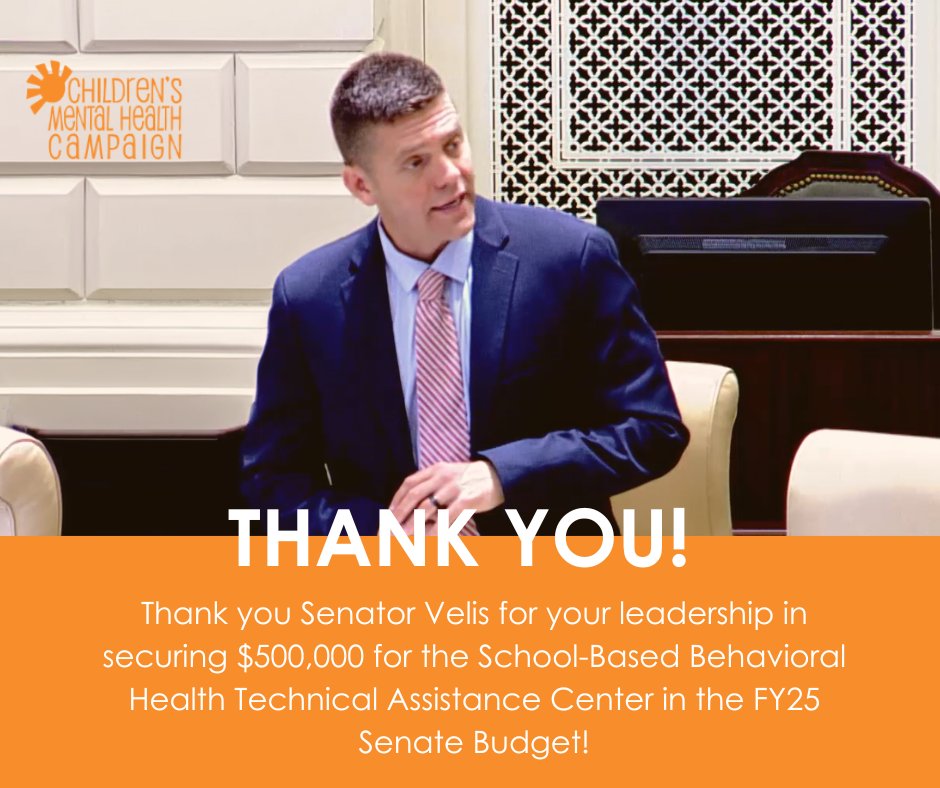 kidsMHmass's tweet image. When we support mental health initiatives like the TA Center, we empower our educators to recognize & address the unique challenges that our children face. We provide them with the resources to create a nurturing environment where every child feels valued & supported. - Sen Velis