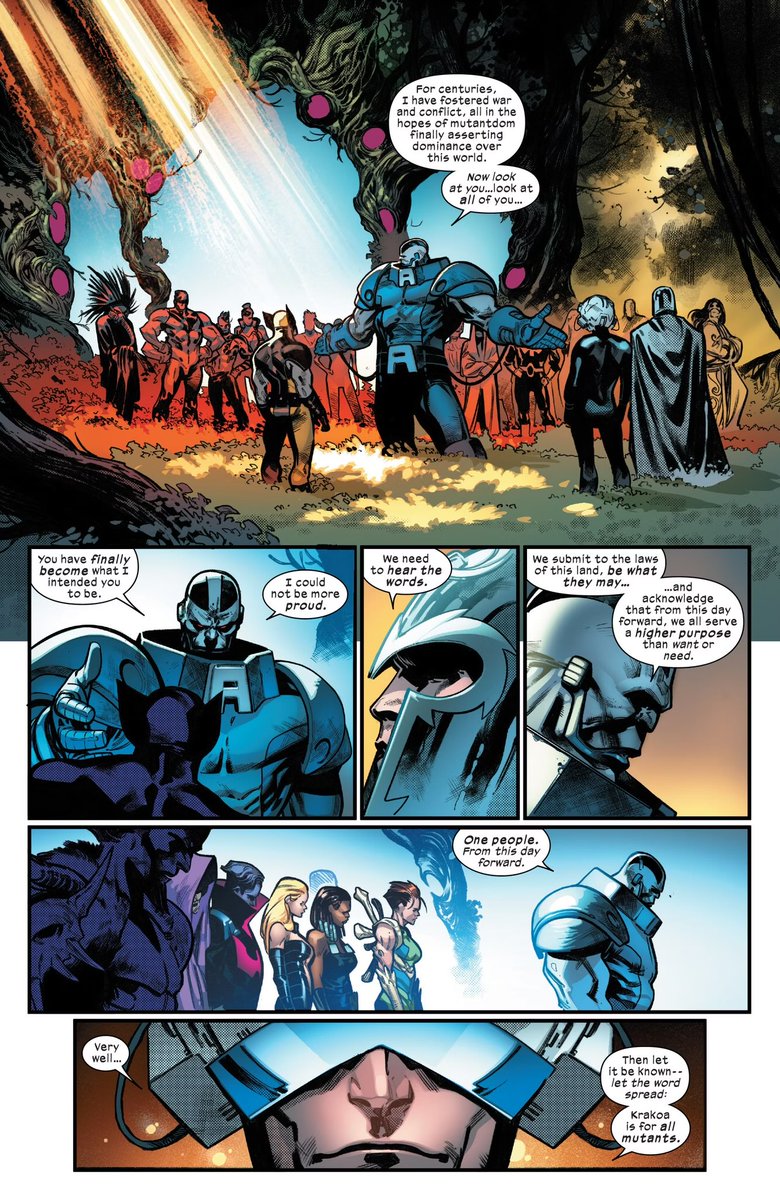 @patricknjames Apocalypse coming in with the 'Bad' Mutants will always speak to the promise of the Krakoan Era.