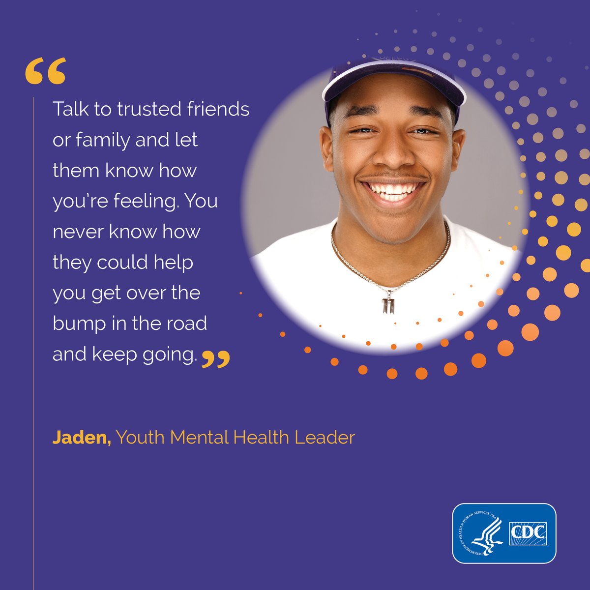 Feeling connected to caring adults is critical to a young person’s health. Make sure the teens in your life know you’re there for them and willing to listen. #MentalHealthAwarenessMonth #YouthVoices