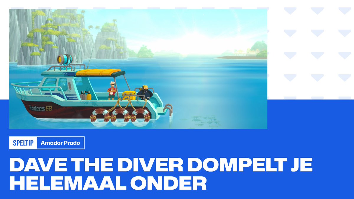 pxlvlt's tweet photo. Ben jij de plensbuien buiten ook moe? Waag dan een sprong in het diepe met Dave the Diver! 🤿

Onze redacteur Amador vertelt je alles wat je moet weten over dit relaxerende indie-zoetwaterpareltje 🦪👉️ https://t.co/ngSal24Y98 https://t.co/7X99nGqpEG