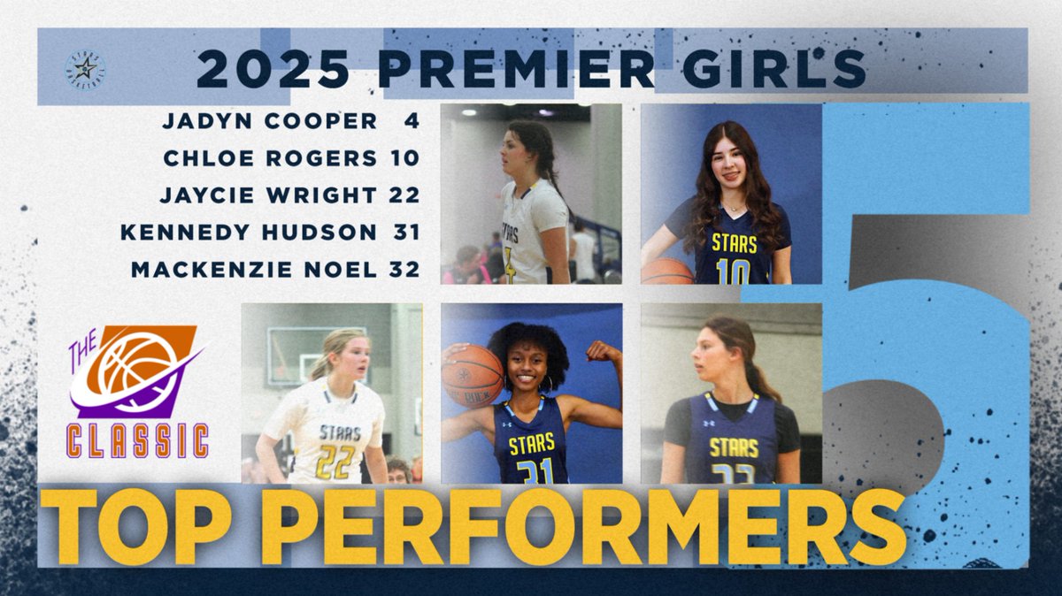 STARS HS GBB (@starsnash_gbb) on Twitter photo Meet the Top Performers from our 2025 Premier Team, who competed in The Classic in Louisville, KY this past weekend.
Great job! <a href="/Jadyn_Cooper/">Jadyn Cooper</a> <a href="/chloee_rogers/">Chloe Rogers</a> <a href="/jayciemw2/">jaycie wright</a> <a href="/_kennhudson_/">Kennedy Hudson</a> <a href="/MackenzieNoel12/">Mackenzie Noel</a> Meet the Top Performers from our 2025 Premier Team, who competed in The Classic in Louisville, KY this past weekend.
Great job! <a href="/Jadyn_Cooper/">Jadyn Cooper</a> <a href="/chloee_rogers/">Chloe Rogers</a> <a href="/jayciemw2/">jaycie wright</a> <a href="/_kennhudson_/">Kennedy Hudson</a> <a href="/MackenzieNoel12/">Mackenzie Noel</a>