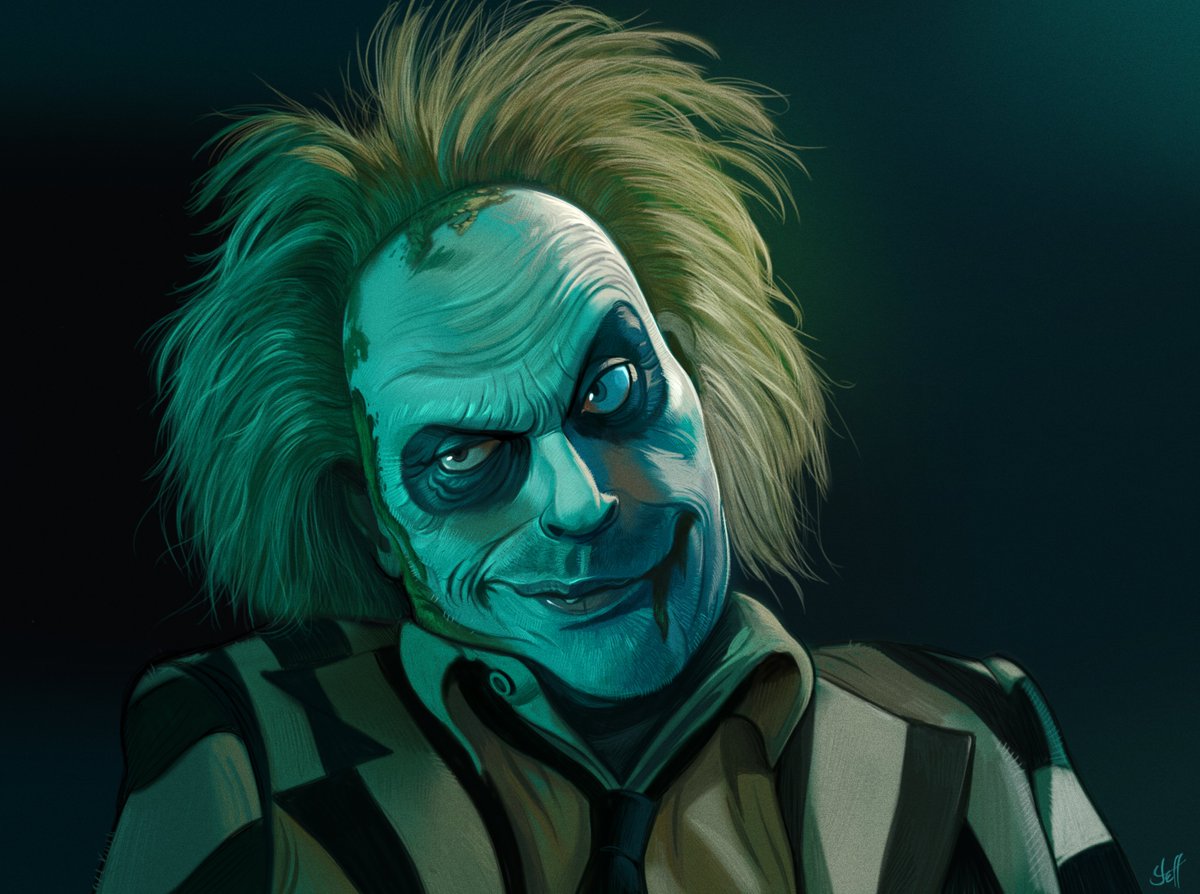 Had some time to do some good ol' fanart! #Beetlejuice @wbpictures
