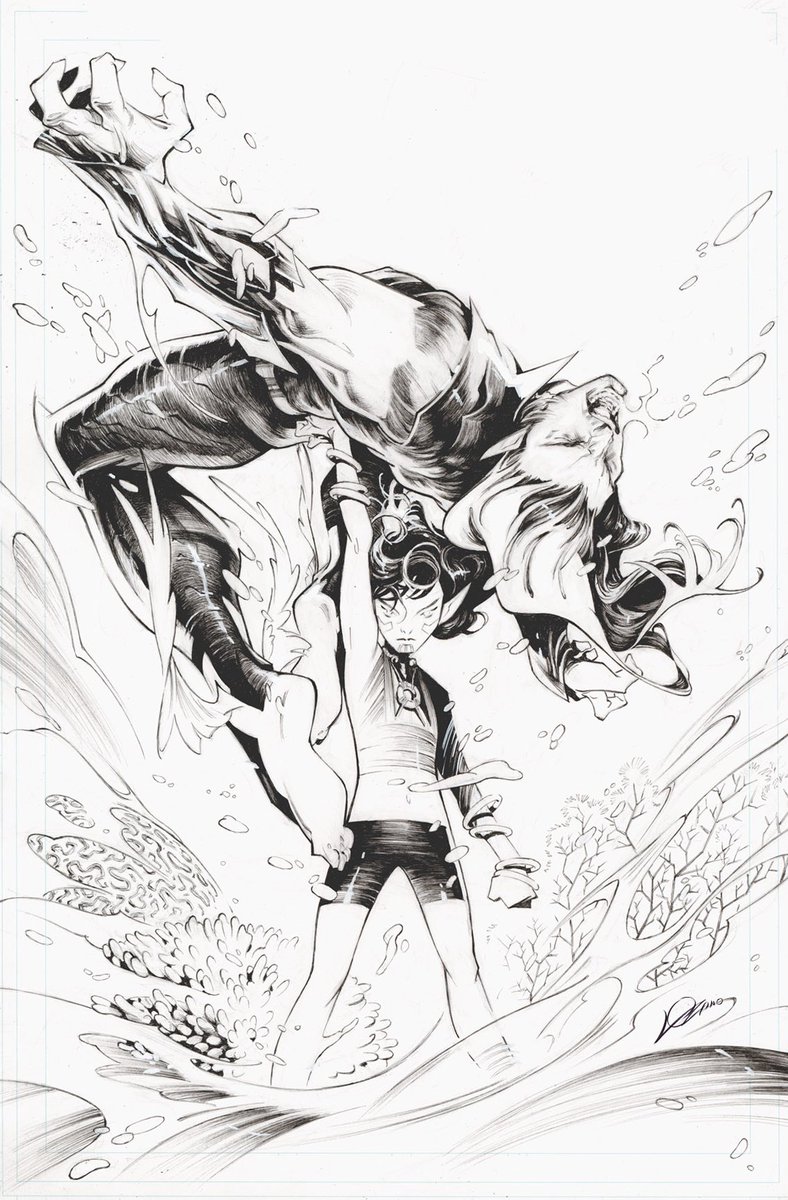 Lozifer's tweet image. NAMOR #2! (cover)
...anatomy of a cover.
Enjoy the process of finding the best pose of pain!
#Namor #MarvelComics #Submariner #ImperiusRex #Cover #Comics #AlexanderLozano