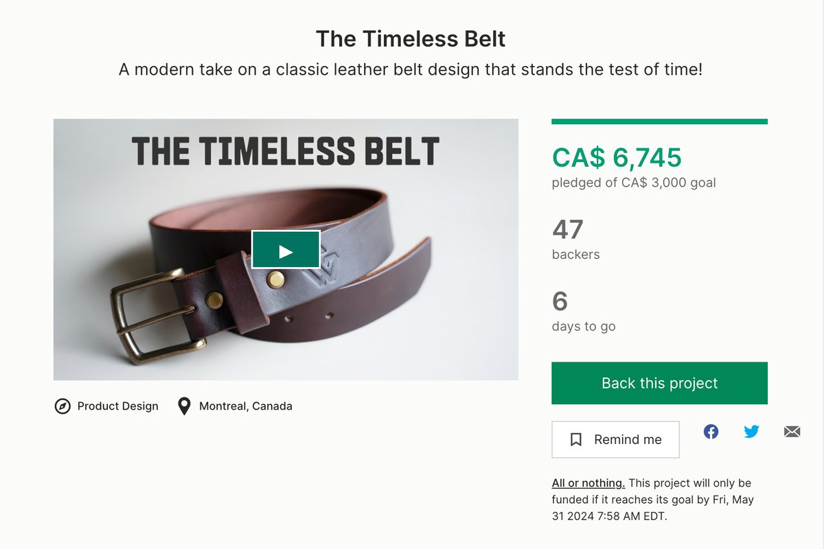 🎯 We have crossed the 6,000$ this morning, and almost touching 7,000$ with 47 amazing backers! Thank you! 🫶🏻

Only 6 days to go, do you think we can surpass 8,000$?
➡️ kickstarter.com/projects/legac…