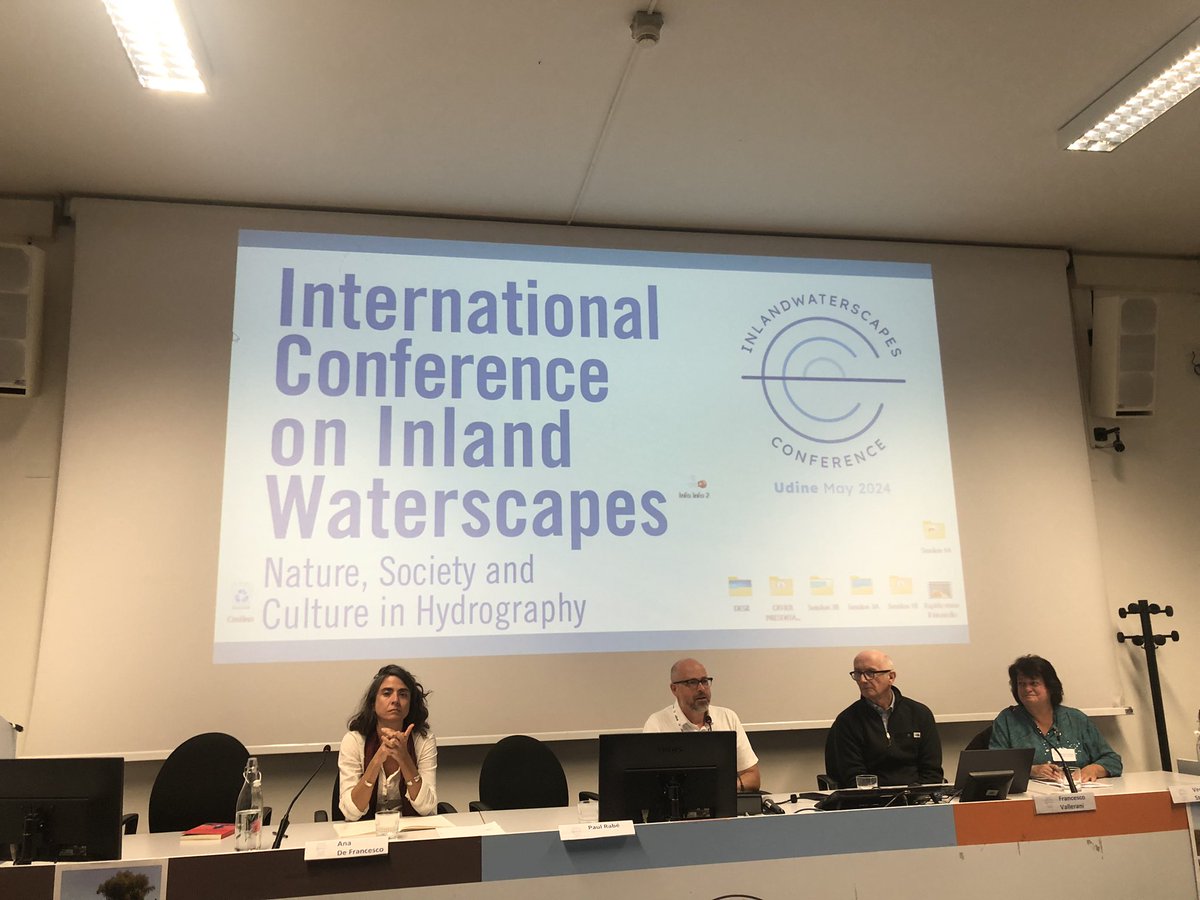 Past three days have been absolutely great discussing inland waters at the Inland Waterscapes Conference 2024 @uniud #Italy @Francesco_Vise @benonaboat