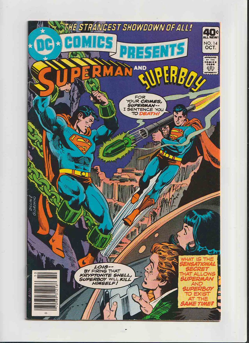 MakeMyComicRare's tweet photo. #DCComicsPresents #14 (1979) #DickDillin & Richard #DickGiordano Cover, #DickDillin Pencils, #PaulLevitz Story "Judge, Jury...And No Justice!" https://t.co/AnJniiidtj ย #KeyComicBooks #DCComics #DCU #DCUniverse #KeyIssue https://t.co/lHmACwNSPI