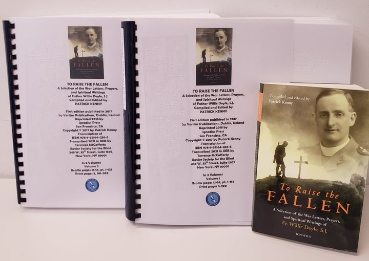 #DYK Willie Doyle, SJ was 1 of approx. 10 million military personnel were killed in WWI? Check out 'To Raise the Fallen: A Selection of the War Letters, Prayers & Spiritual Writings of Father Willie Doyle, S.J.' edited by Patrick Kenny in #braille. #GoodReads #MemorialDayWeekend