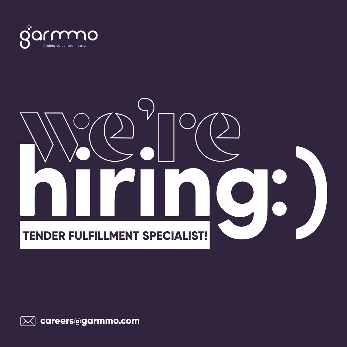 garmmo's tweet photo. 📷 Join Our Team!
We're looking for a Tender Fulfillment Specialist. Requirements: Maltese speaking, Excel savvy, strong planning &amp; communication skills, driving license.
Ready to excel? 📷 Apply now! Send CV to careers@garmmo.com.
#jobopening #hiringnow #hiring2024 #jobalert https://t.co/uYWp9RrS13