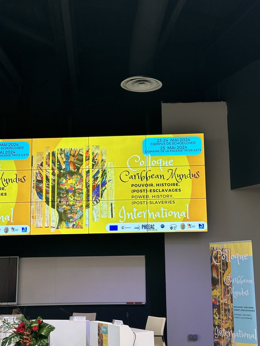 Aujourd’hui, j’ai pu participer à une magnifique table ronde en Martinique. Merci à Myriam Moïse d’avoir rendu cette rencontre possible. 
L’Allemagne et la France étaient au rendez-vous #Sfb1288 #CaribbeanMundus