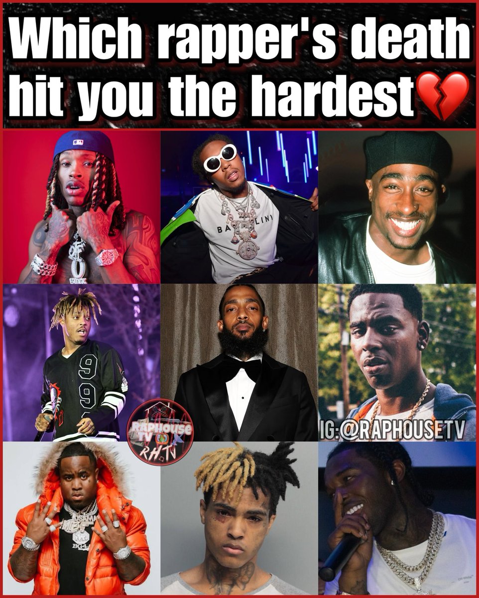 Spot_On_Updates's tweet photo. Which rappers Passing hit you the hardest??💔🕊️ https://t.co/gIVr61Yoak
