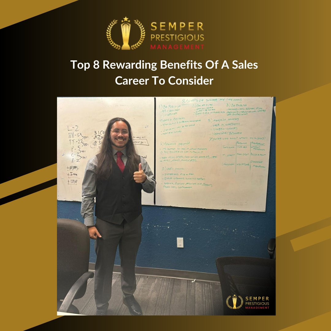 Semper_PM's tweet photo. Discover the dynamic and rewarding world of sales. If you thrive on challenge and connection, this career might be your perfect fit.

Explore the top 8 benefits now! https://t.co/3NU5vemtP6 https://t.co/2wgxNLLQJD