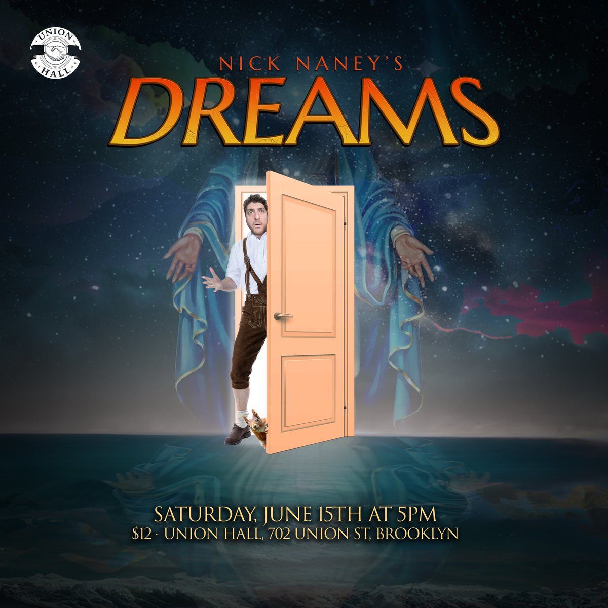 nick naney (@nicknaney) on Twitter photo Saturday 6/15 unlock your mind and come to a show where I adapt some of my real dreams and nightmares into sketches <a href="/UnionHallNY/">Union Hall</a> with <a href="/pdeezjokes/">Petey DeAbreu</a> opening Saturday 6/15 unlock your mind and come to a show where I adapt some of my real dreams and nightmares into sketches <a href="/UnionHallNY/">Union Hall</a> with <a href="/pdeezjokes/">Petey DeAbreu</a> opening