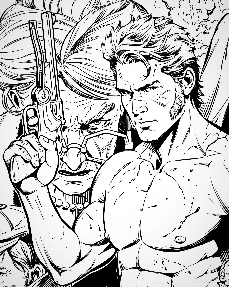 ExMakarov's tweet image. Comics book cover for steampunk comics finally done! Let's rock (for color now)

#comicsartist #comicscover #comicink   #steampunkcomicbook #steampunk #comicsgirl