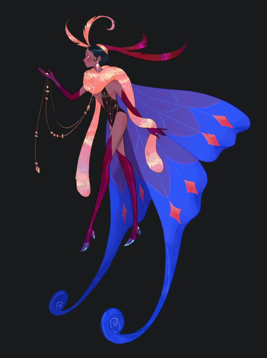 Drawing #mothmay instead of #mermay 🦋