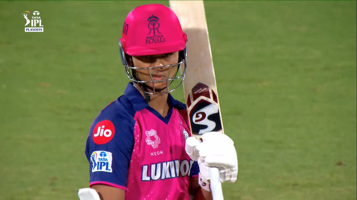 Yashasvi Jaiswal dismissed for 42 in 21 balls.

A fantastic hand by Jaiswal in the Knockouts.