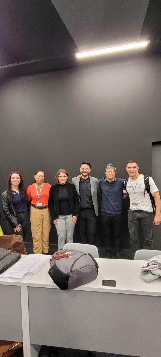 GPAQresearch's tweet photo. Hoje foi realizada a apresentação do TCC dos alunos Elden Schitg e Graziella Machado, sob orientação do Prof. @AkiraHinoGPAQ e coorientado pela Profª Me. Thamires Gabrielly Coco

O trabalho foi realizado de forma exemplar e uma apresentação impecável, com a aprovação da banca https://t.co/MSIcLMmAeM