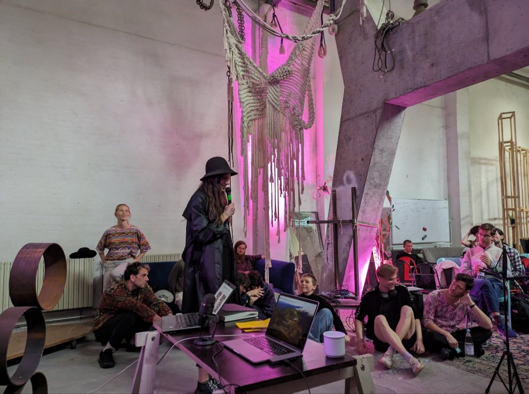 lenafold's tweet image. I am grateful for the @QualiaRI meetup in Berlin and the inspiring conversations I had with @algekalipso , @fronxer , @burny_tech and more.
I felt energized to step out of the dark to join the community that cares about what is 'really there, in front of our eyes': Qualia.