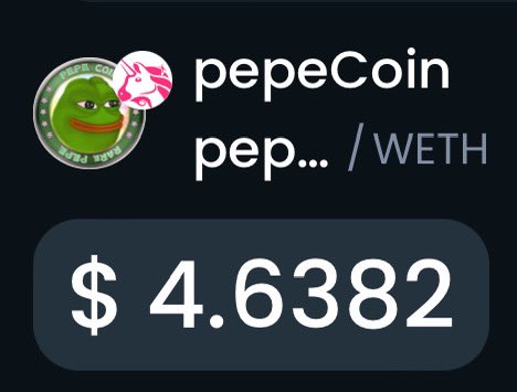 I started talking about @pepecoins at .14 cents. I will talk about it at $14. I will talk about it at $140. Many will ask if it’s too late in between. Only a few will do their own research. If you want to know about why I have such conviction. Just DM me for materials.