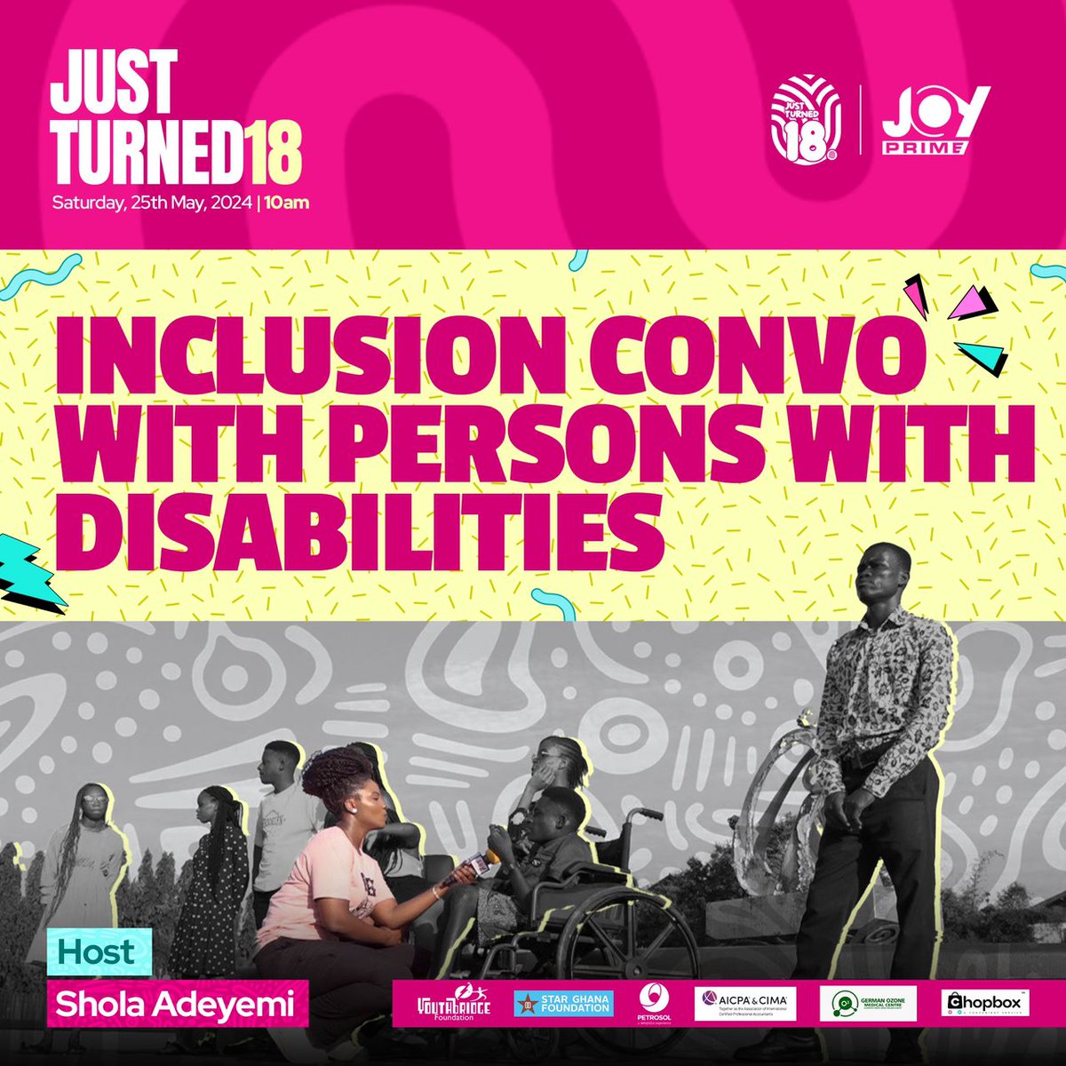 JoyNewsOnTV's tweet photo. They are the most vulnerable and marginalized in society. Their voices are also rarely heard in national and political discourse. 

In the latest episode of Joy Prime’s “Just Turned 18” show, Lois Shola Adeyemi speaks to some young first-time voters living with different forms of disabilities.

#JustTurned18