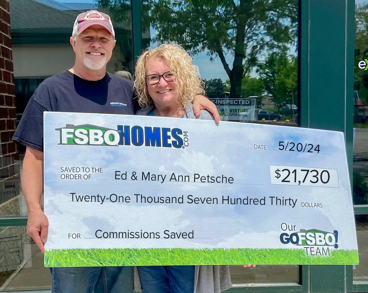 Mary Ann & Ed sold in 9 days and saved $21,730 in commissions by using our services. Learn how you can save at FSBOHOMES.COM. The way selling a home should be! Congratulations! 

#thewaysellingahomeshouldbe #fsbohomescedarrapids #fsbohomescom #FSBOHOMES #realestate