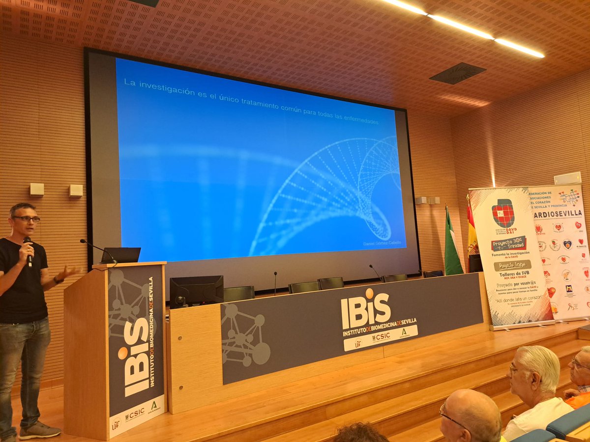 Como disfruto coordinando estas jornadas de #IBiSiviliza entre pacientes y familiares, asociaciones e investigadores/as del @ibis_sevilla, la @unisevilla @CSIC y @FISEVI_sevilla . Esta vez aprendiendo de nuestro #corazon. Aunando y colaborando llegamos mucho mas lejos.