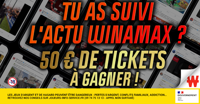 Winamax's tweet photo. ✅❌ Tu as regardé le docu sur @KitBul ? Réponds à notre quiz, il y a 5 tickets 10 € à gagner. ⤵️