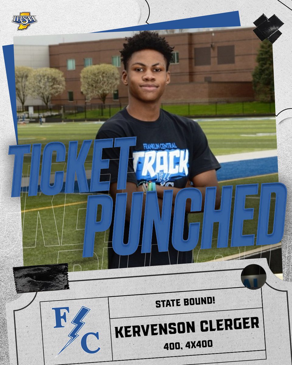 Congratulations to Kervenson Clerger for punching his 🎟️ to the State Meet in the 400 and 4x400! #WeAreFlashes ⚡️