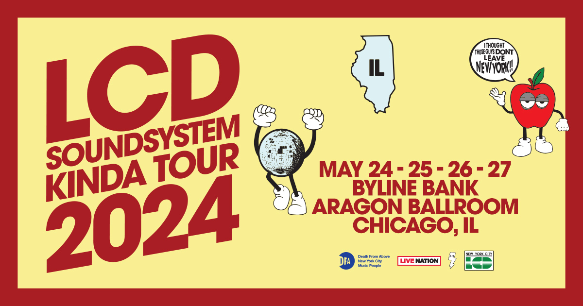 .@lcdsoundsystem weekend is HERE! 🙌 ⏰ Doors open at 7pm each night – come early for a DJ opening set starting right at 7! 🚨 ARRIVE EARLY! 🎫 Limited tickets remain for Monday: livemu.sc/4aBbm51 🔎FAQ: livemu.sc/3X1YMZ4 LET'S DO THIS CHICAGO! 🎶