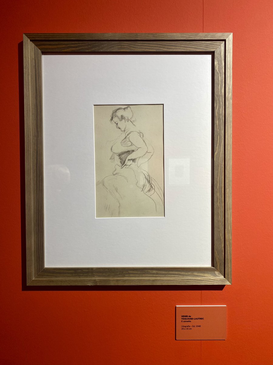 Abbiamo apprezzato tanto la mostra di Henri de Toulouse-Lautrec, proprio tanto, un po’ meno la grandine appena uscite dal Mastio @myo75ho
