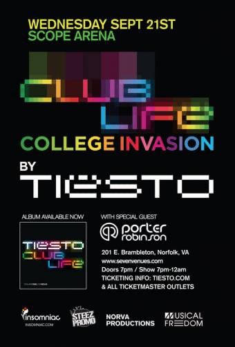 Just realized my first edm show back in 2011 in Norfolk was an @insomniacevents show. @tiesto @porterrobinson
