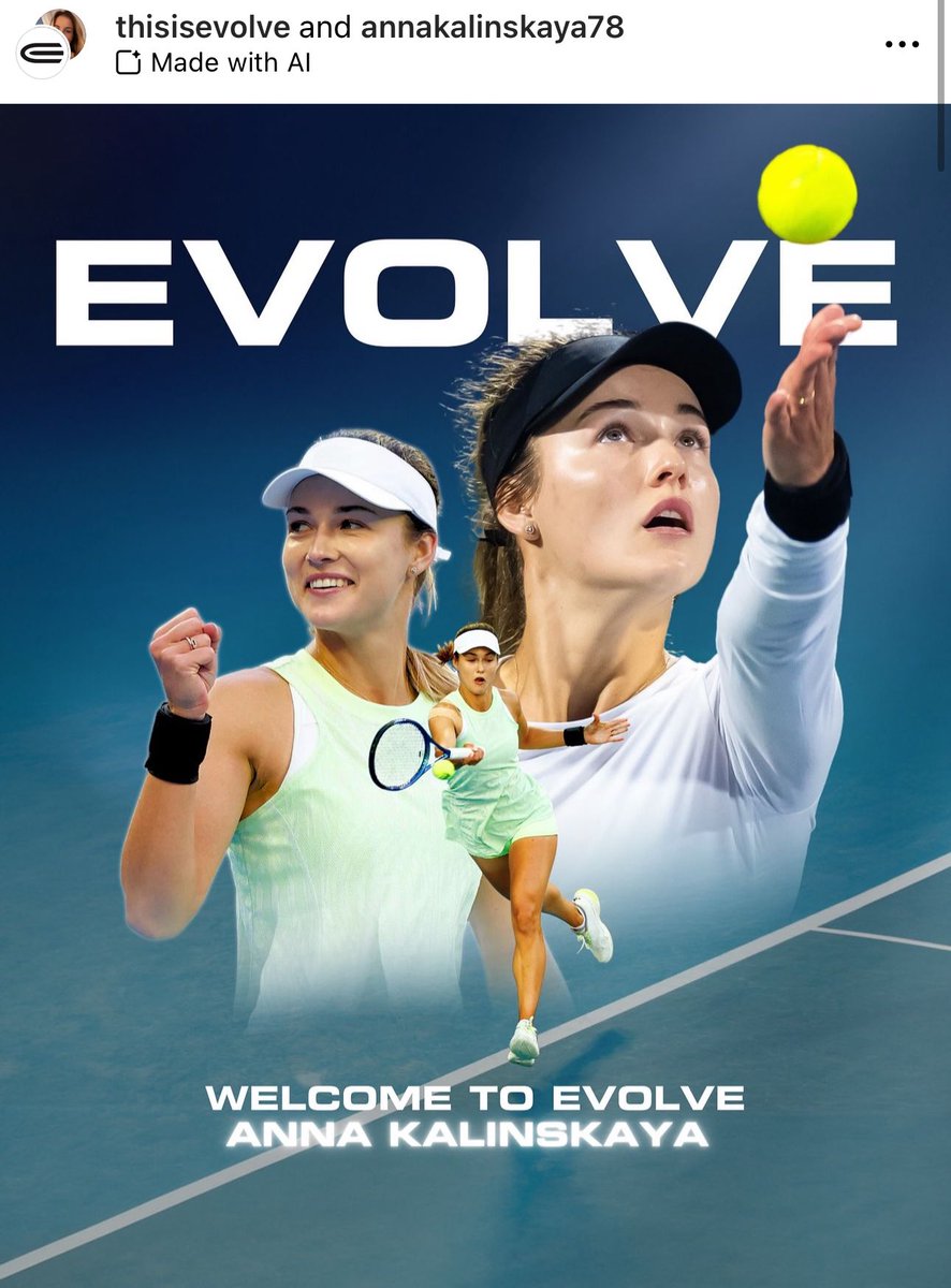 Anna Kalinskaya has officially joined Naomi Osaka’s talent agency, Evolve. ❤️