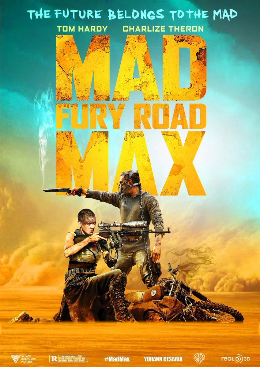 MovieDisciple's tweet image. I now see these as one film split into two equal parts. 

Truly epic cinema ♥️
#furiosa 
#MadMax
