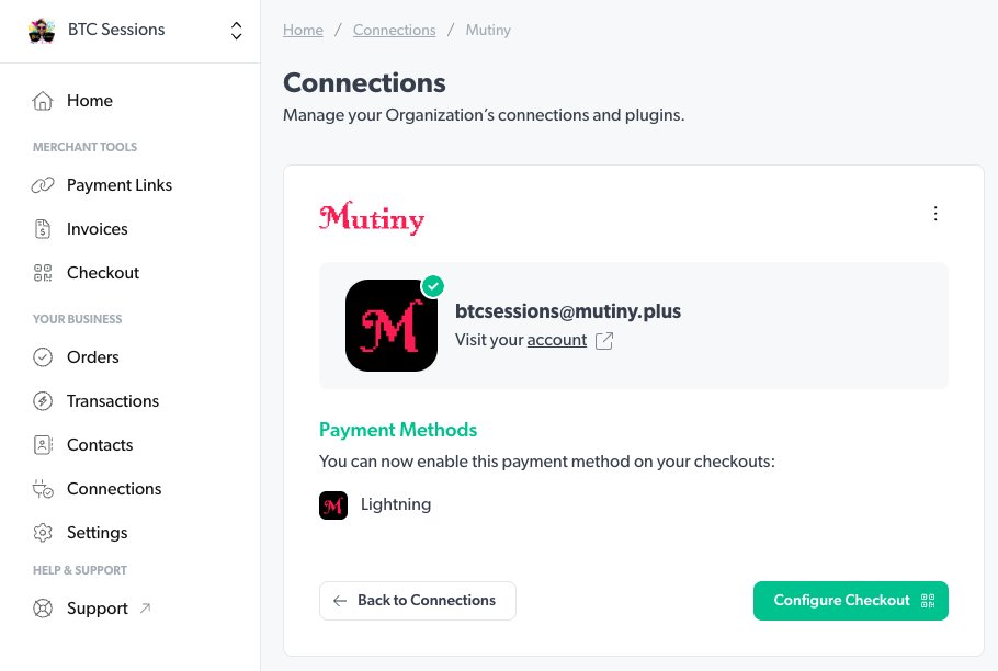 Just connected my @MutinyWallet to @ZapriteApp for invoices and payment links!