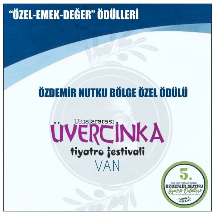 Özdemir Nutku Tiyatro Ödülleri'nin bu yıl bize verdiği "emek-değer" ödülü için çok mutluyuz.
Festivalimizde emeği geçen herkese sonsuz teşekkürler.
#özdemirnutkutiyatroödülleri