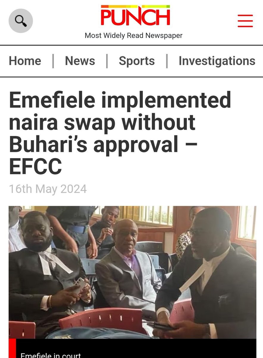 Lol, Ẹlẹda Emefiele has forsaken him.