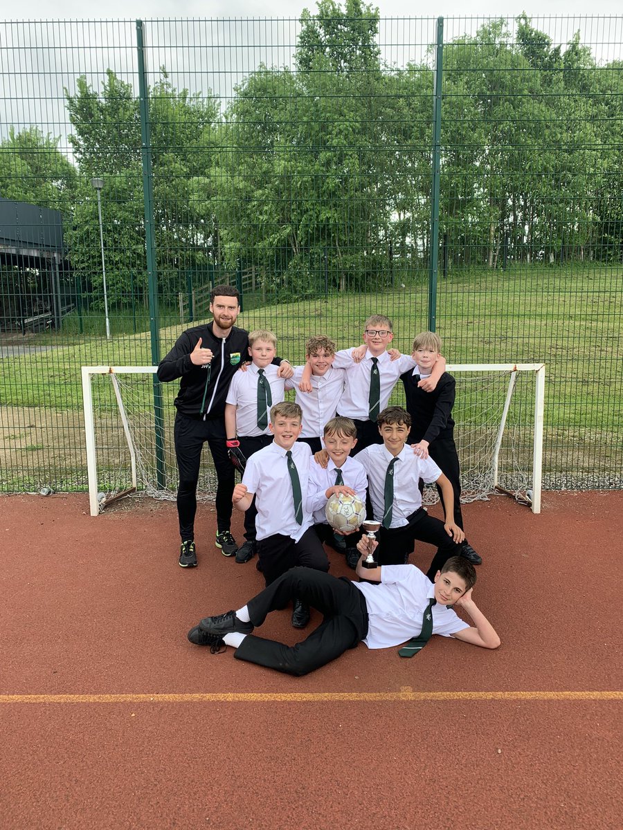 Well done to 7J who have done the league & cup double this year. Mr Hickling - their form tutor/team manager is delighted! #enrichment #engagement