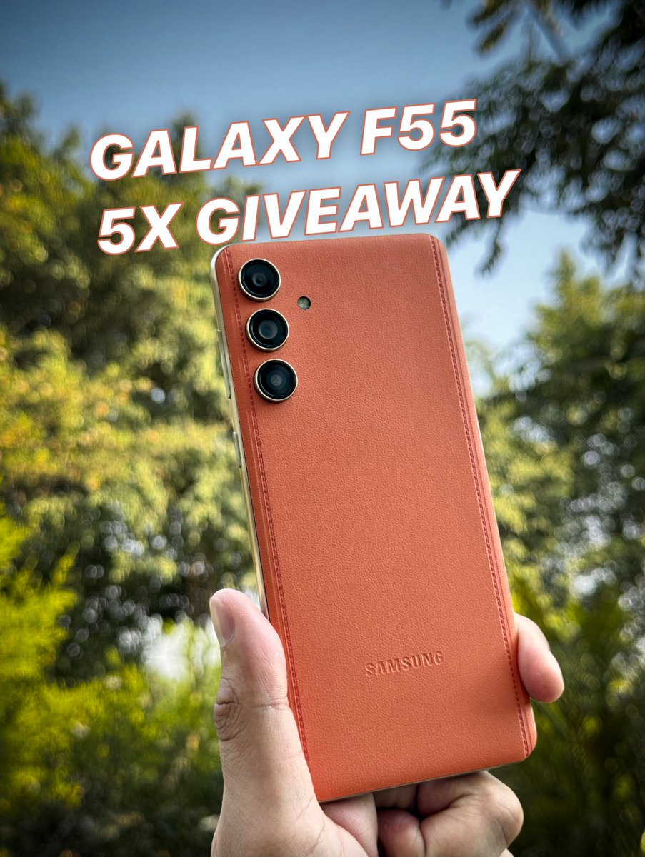 Today, I'm giving away FIVE #GalaxyF55 phones to the #stufflistingsarmy 😍 To win: 1. Like this post 2. Repost using #GalaxyF55 #WinGalaxyF55 #Samsung #CraftedByTheMasters 3. Answer some questions Happy winning ❤️