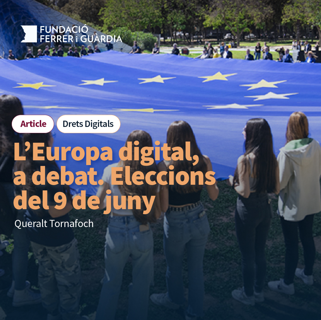 🌐📊 Quina és l'Europa digital que t'imagines?

Comença la campanya que ens portarà a votar el 9 de juny.  

🔍 Com veuen les opcions polítiques l’Europa digital? 🧵

🔗ferrerguardia.org/ca_ES/blog/art…

 #PolítiquesDigitals #DretsDigitalss #Participacio #9J