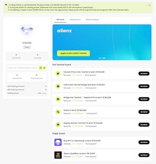 《發幣在即，ALIENX正式推出HAL測試網活動》 頂級機構背書、明牌代幣經濟、清晰的Roadmap外加發幣在即，很大概率會有比較高的短期收益。 傳送門🚪 hal.alienxchain.io/quest?ref=RH8E…