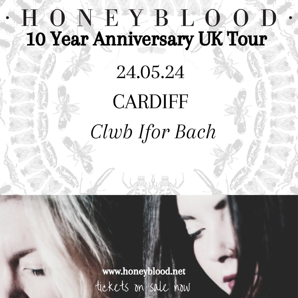 What can I sayyyy! London!? 🥰 You were amazing! Thanks for sticking with me for a whole decade! Tonight we are coming to see YOU Cardiff at @clwbiforbach. Some tickets left if you don’t want major fomo tomorrow! 🫶 

7:30pm Doors
7:45pm <a href="/lazydaylazyday/">Lazy Day</a> 
8:45pm Honeyblood 

🪰