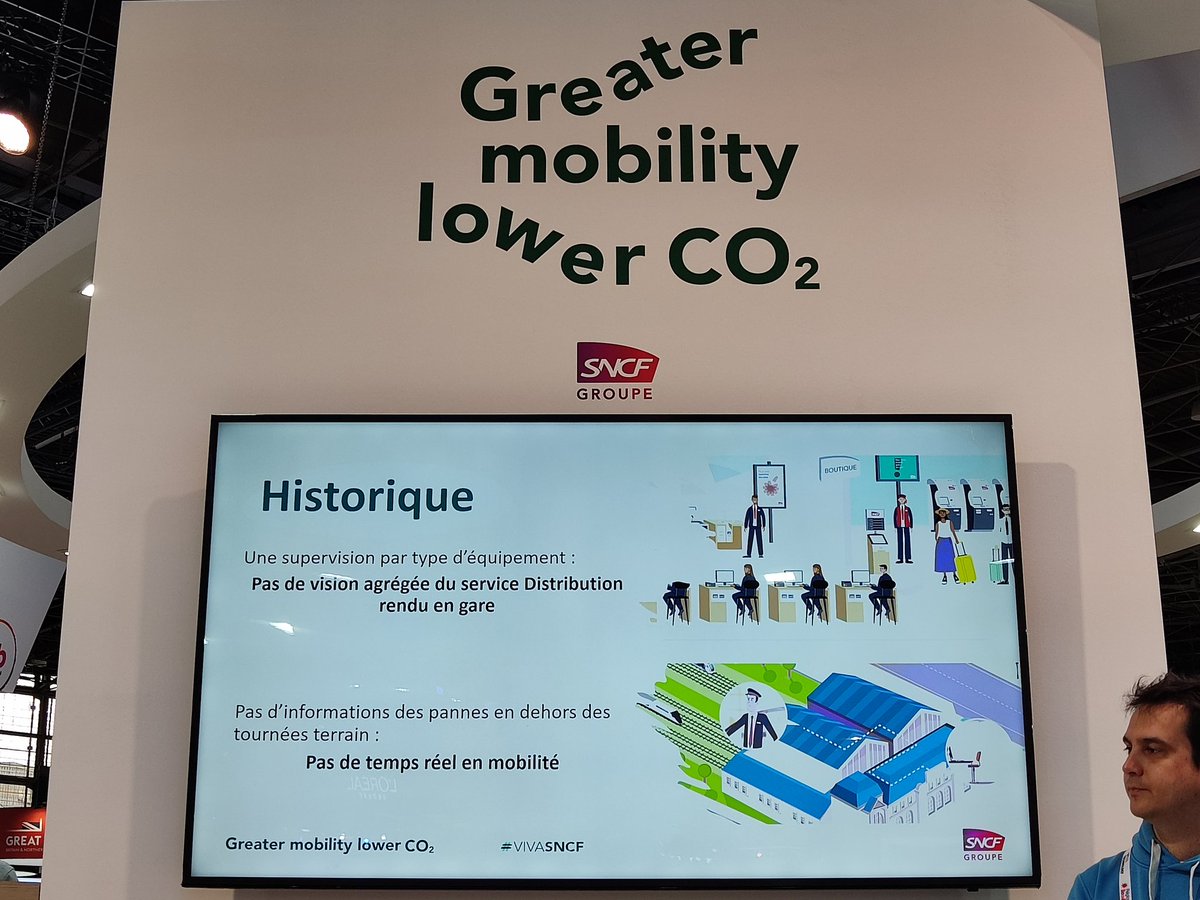 Gerald_SNCF's tweet photo. L'outil #Digiparc répond au besoin des agents 👮♂️ pour la vision des services de distributions 🎰 en gare et les pannes ⚙️ en dehors des tournées terrain, pour une réactivité en temps en réel en mobilité
Maintenance prédictive 🔮
#DataScience #IA
#VivaTech #VivaSNCF
#SNCF #TER https://t.co/0vHIaq7JdQ