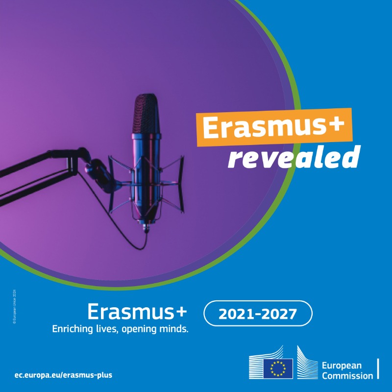 No, #ErasmusPlus is not only for higher education students. Erasmus+ is much more than that. To look at the amount of available opportunities, we have a new podcast featuring people who have experienced Erasmus+ and make it what it is. #StayTuned for Erasmus+ Revealed.