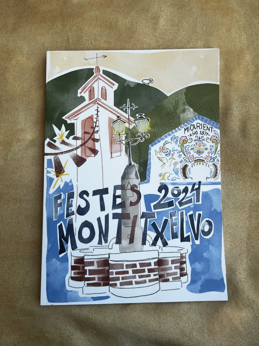 andrea_crda's tweet photo. marc m’ha donat el llibret de la il·lustració que vaig fer per les festes del seu poble ☀️🫂 https://t.co/DmewnQIuZh