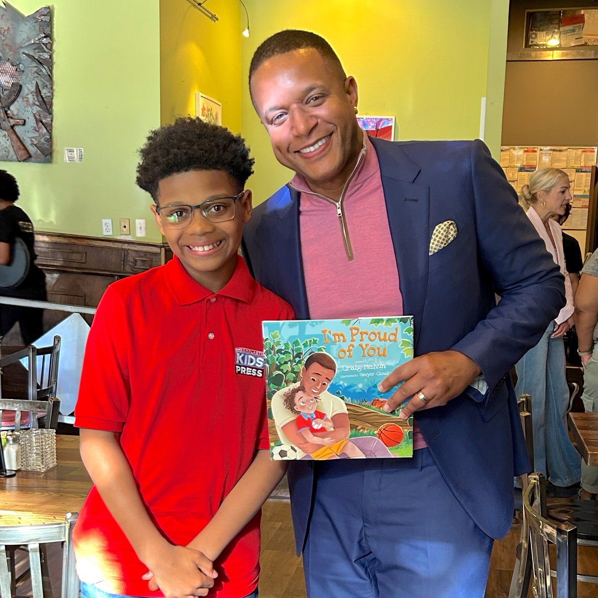 Xander Dorsey of #ScholasticKidsPress recently interviewed broadcaster @CraigMelvin about his new children's book, I'm Proud Of You! Read the article here: bit.ly/3yviqTg