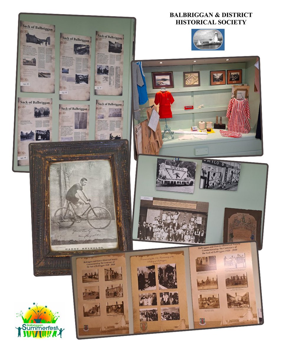 As part of Balbriggan Summerfest, @BalbrigganHist are hosting a Pop Up Museum!

It will be an exhibition of the people, places & textile industries of Balbriggan. Opens tomorrow, May 25th from 12-5pm. Admission is FREE & all are welcome!

Pics: Balbriggan Historical Society
