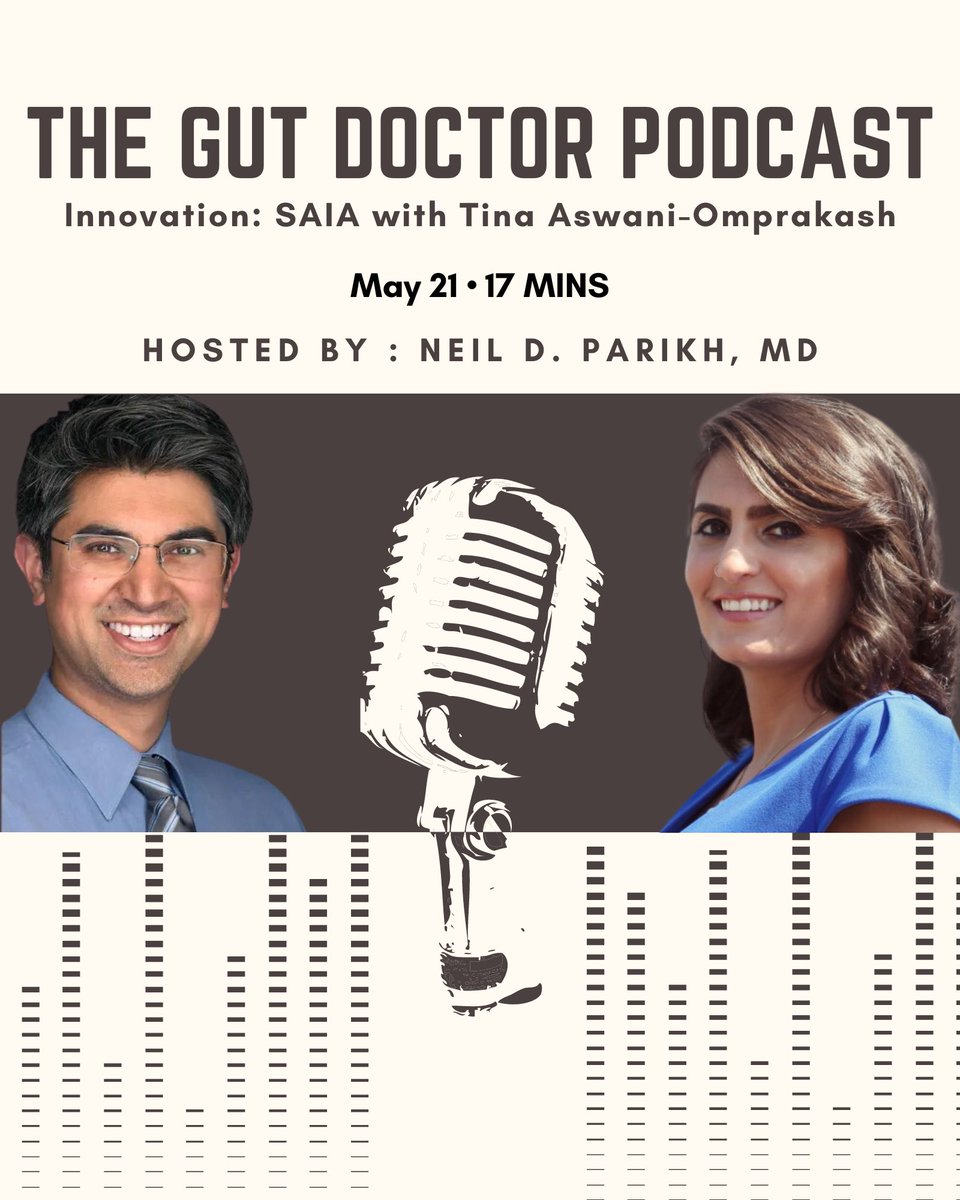 SAIA (@saia_ibd) on Twitter photo For #WorldIBDDay & #AAPI month, The Gut Doctor Podcast (Dr Neil D Parikh) interviews <a href="/ownyourcrohns/">Tina Aswani-Omprakash, MPH</a> of @southasianibd!
Listen here: podcasts.apple.com/us/podcast/the…
In this episode, Tina shares SAIA’s origins & the need to bring clinicians & patient advocates together to create change! For #WorldIBDDay & #AAPI month, The Gut Doctor Podcast (Dr Neil D Parikh) interviews <a href="/ownyourcrohns/">Tina Aswani-Omprakash, MPH</a> of @southasianibd!
Listen here: podcasts.apple.com/us/podcast/the…
In this episode, Tina shares SAIA’s origins & the need to bring clinicians & patient advocates together to create change!